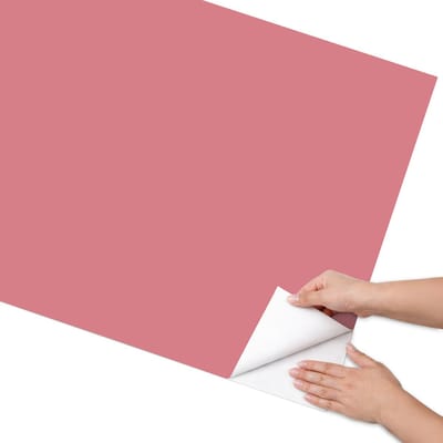 Coloray Meubel Wrap Folie - Roze Meubelfolie - 75x150 cm - Meubelfolie Zelfklevend Zalmkleur - Wrapfolie Keuken - Minimalist Meubelfolie - Decoratiefolie - Tafeldecoratie - Achtergronden en patronen