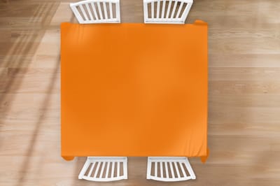 Tafelkleed - Tafellaken - 180x180 cm - Oranje - Seizoenen - Herfst - Kleur - Binnen en Buiten