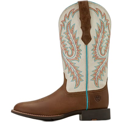 Westernlaarzen voor dames Ariat Round Up Toe StretchFit