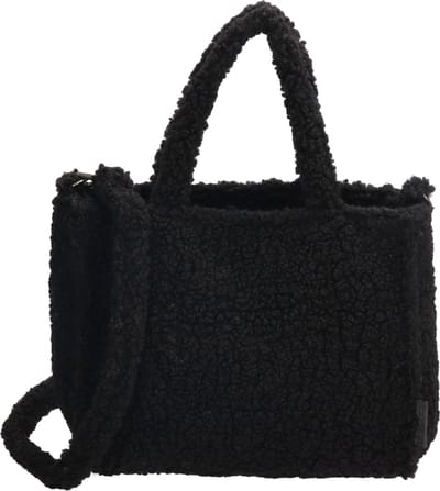 Beagles Navarra Hand & Schoudertas Teddy Soft Trendy Bag - Zwart