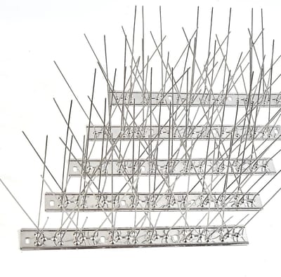 Famanu – Duivenspikes - 25 cm Vogelspikes - Vogelspikes voor Duiven - Anti Duiven Spikes - Vogelspikes voor Hektoppen - Vogelafstotende Spikes