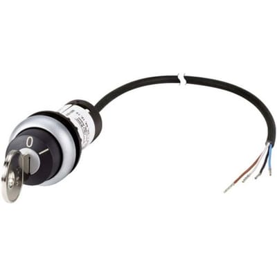 Eaton 186263 C22-WRS-MS1-K10-P62 Sleutelschakelaar Vergrendelbaar Sleutel Zwart 1 x 60 ° Sleutel-ontgrendeling 1 stuk(s) Single