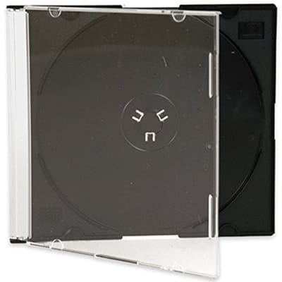 Dailygoody - Cd Dvd cases - Slimline 5.2mm - 25 stuks - Zwart en