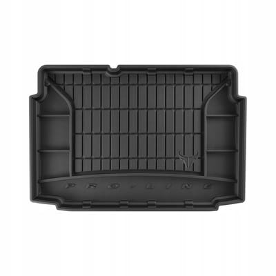 FROGUM PROLINE 3D Set - Rubberen Automatten + Kofferbakmat - Geschikt voor VOLKSWAGEN Polo IV Hatchback (2001-2009) - 5-deurs - Lage vloer - Zwart