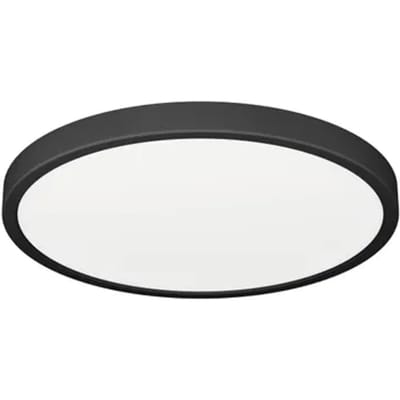 EGLO FUEVA 6 PLAFOND Ø280 CCT 14.2W 2000LM IP44 ZWART
