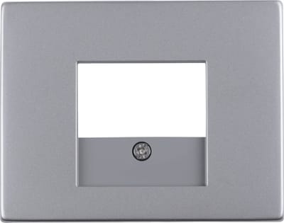 Berker K5 afdekplaat USB RVS