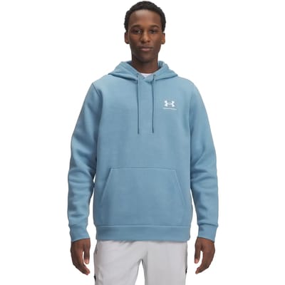 Icon Hoodie Fleece Heren Blue Smoke/White M