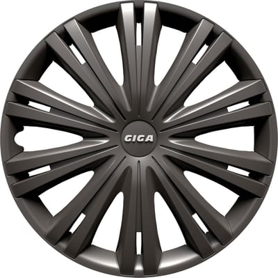 Carpoint Wieldoppenset Gigadark 16 Inch Antraciet 4 Stuks