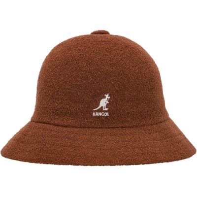 Heren vissershoed Bermuda Casual mahonie
