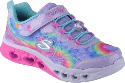 Skechers Flutter Heart Lights-Groovy Swirl, voor meisje, Roze, Sneakers, maat: 35