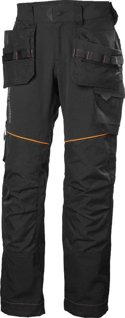 Helly Hansen Chelsea Evolution werkbroek + smartpocket - Zwart | Oranje - 50