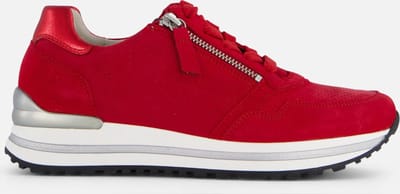 Gabor Sneakers rood Suede - Dames