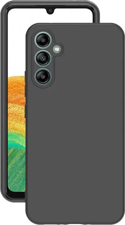MoDo hoesje geschikt voor Samsung Galaxy A34 - Siliconen/TPU/Kunststof Back Cover - Zwart