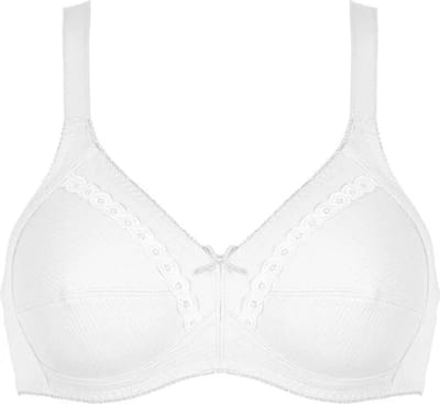 Naturana 100% katoenen soft BH zonder beugels maat 95B wit