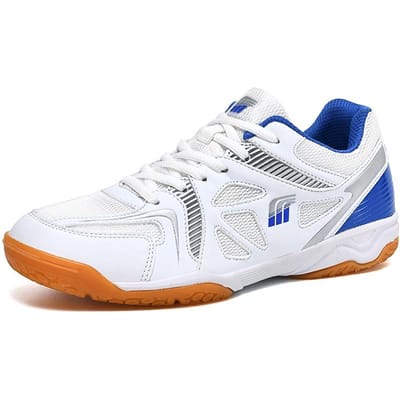 Koppels Tennisschoenen Antislip Tafeltennis Sneakers Ademende Trainingssneakers Schokabsorberend Sport Badminton Schoenen Vrouwelijk 44 white
