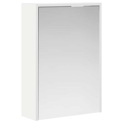 vidaXL - Badkamerspiegelkast - Wit - 43 - x - 16 - x - 62.5 - cm - Bewerkt - hout