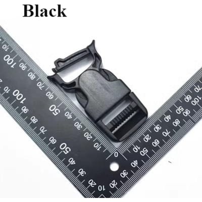 Zwart/Legergroen Zijsluiting Gesp Plastic Binnendiameter 25mm Webbing Outdoor Gereedschap Kamp Tas Onderdelen Outdoor Gereedschap