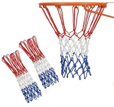 Basketbalnetset - Rood, Wit en Blauw