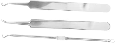 Roestvrijstalen Pincet - Precisie Gereedschap - Folie Installatie - Antistatische Eigenschap - 11.5 cm Lengte - Zilver