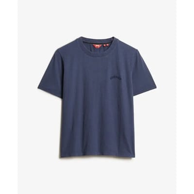 Superdry - Essential Washed T-shirt met logo - Dames - T-shirts