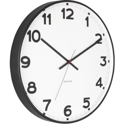 Karlsson Wandklok New Classic - Medium - Wit - Ø40,6cm - Modern
