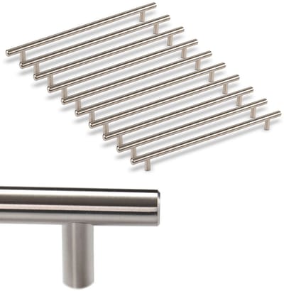 10 x Meubelgreep G17 Boorgatafstand 320 mm geborsteld Stanghandgreep / relinggreep van SOTECH