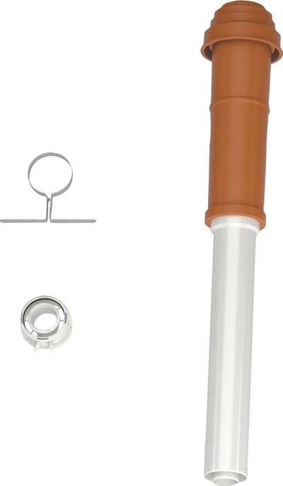 Bosch Afvoeraccessoire FC-Set60-C33x (boven) Basisbouwpakket C33x, rot, d:60/100mm, 7738112507