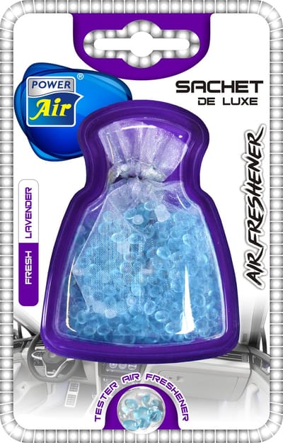 Power Air Sachet De Luxe - Auto Parfum Refresher - Autoparfum Geur Luchtverfrisser - Geurverfrisser - Autogeur Fresh Lavender