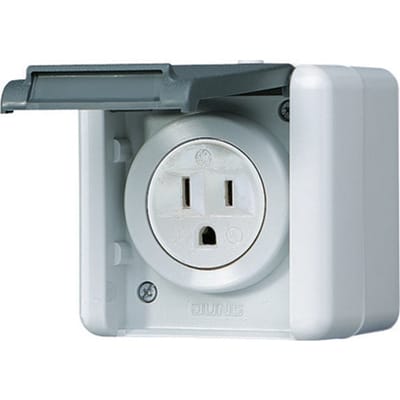 Jung WG800 Wandcontactdoos (WCD schakelmateriaal) - 821-15USW