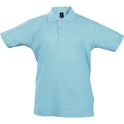 SOLS Kinder Unisex Zomer II Pique Polo Shirt (Hemelsblauw)