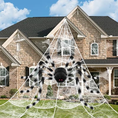 Solacis Halloween Decoratie - Grote spin - Halloween versiering - Horror - Eng - Must have voor halloween!