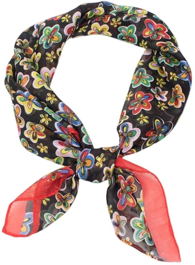Dailygoods- Zijden Sjaal Elegante Chiffon - Dames Sjaal - 65 cm x 65 cm - Lichtgewicht - Modieuze Patronen - Uniseks Ontwerp