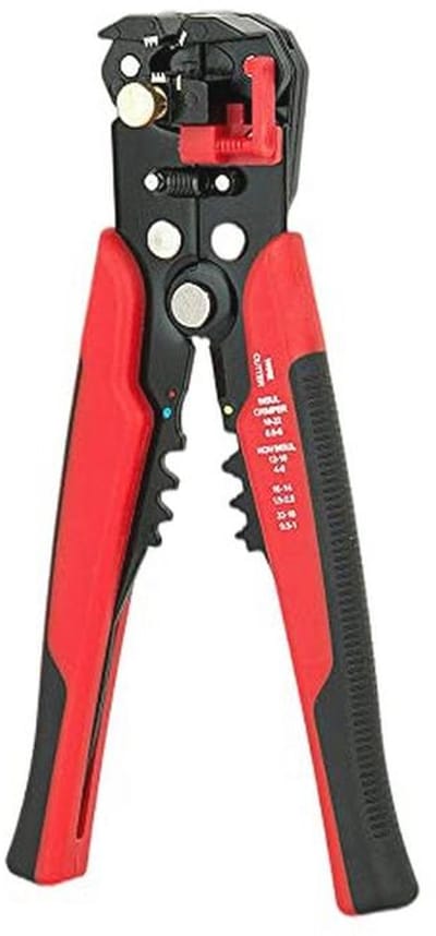 3-in-1 Draadstripper, Snij- en Crimp Tang voor Draad 10-24 AWG (0.2-6mm)