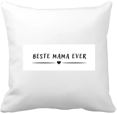 Akyol - beste mama ever Kussen hoes - Moeder - mother - leuk cadeau voor je moeder - 40 bij 40 cm