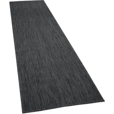 Binnen- en buitenkleed Venezia antraciet 80x250 cm