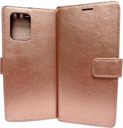 Bookcase Geschikt voor: Samsung Galaxy S10 Lite 2020 - Rose Goud - portemonnee hoesje