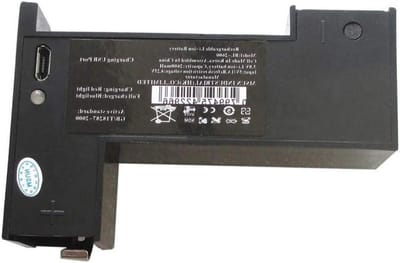 Oplaadbare Batterij - Lithium Ion - Kattenspeelgoed Voeden - 2600 mAh Capaciteit - 7.7 x 5 x 2.4 cm - Zwart