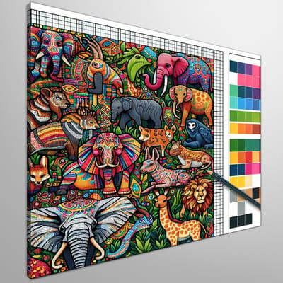 Kunstprint | Wanddecoratie | Canvas | 100 × 100 cm