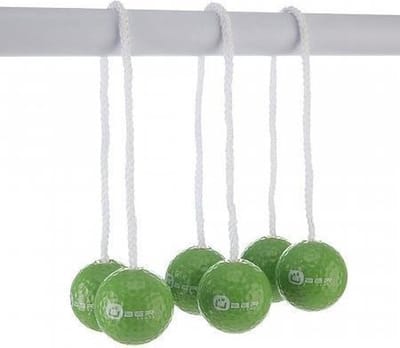 Laddergolf Bolas – Professioneel – 3x2 Echte Golfballen - Officiële Lengte - Groen