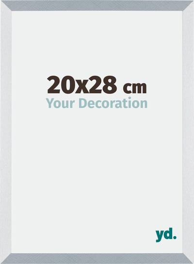 Your Decoration - Fotolijst 20x28 cm - MDF - Aluminium Geborsteld - Mura