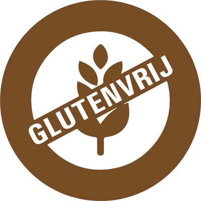Glutenvrij allergenen sticker op rol 20 mm - 1150 per rol
