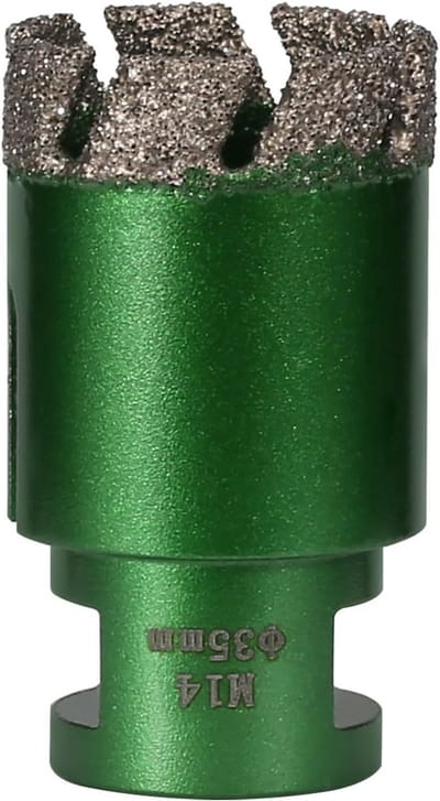 35 mm Diamant Tegelboor met M14 Schroefdraad voor Metselwerk en Steen