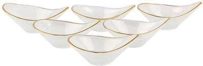 BRICARD ISTANBUL KOMMEN SET | GAGA 11 CM WIT-GOUD 6-DELIG