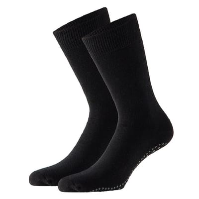 Antislip sokken Heren - 4-Pak - Maat 40/46 - Zwart / 40/46