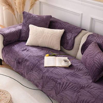 Winter Warm Bankhoes Vier Seizoenen Universele Verdikking Woonkamer Decoratie Combinatie Bankkussen Antislip Meubelstof 70x70cm