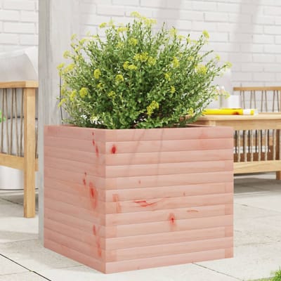 vidaXL - Plantenbak - 50x50x45,5 - cm - massief - douglashout