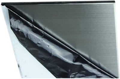 Roestvrijstalen Plaat - Metaal Materiaal - Metaalbewerking Projecten - Geborstelde Afwerking - 200x300 mm - Zilverkleurig