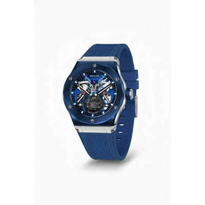Invicta Celestial 69543 Herenhorloge - Mechanisch Uurwerk - K9 Glas met Zilveren Wijzerplaat - 45 mm