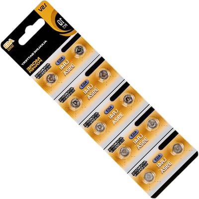 Knopbatterijen Pakket - Knoopcellen Set - Kleine Apparaten - Lekbestendige Technologie - 10 Stuks - Zilver