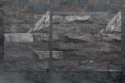 TMK ArtDeko - Snijplank en Ovenscherm - Ceglastig - Glas - 100x52 cm